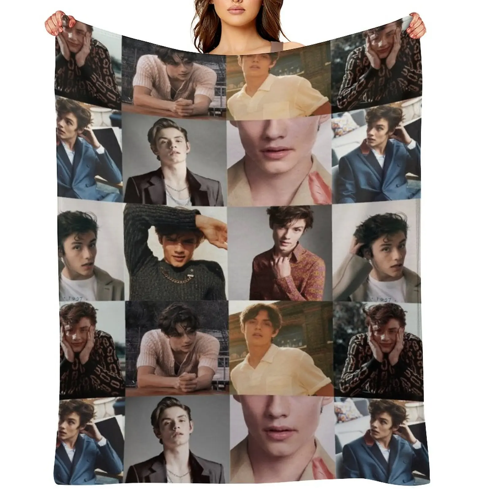 Louis Patridge Collage Throw Blanket funny gift manga decorative Luxury Blankets