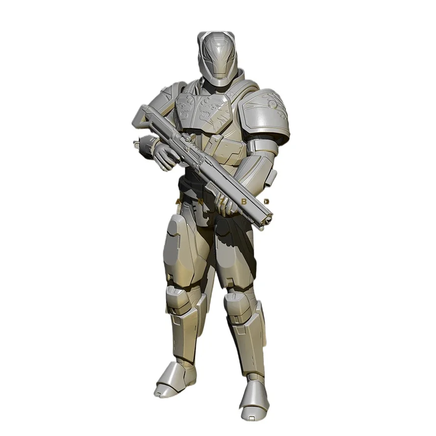 

75 мм фигурка из смолы, солдат будущего, модель солдата из смолы TD-2143