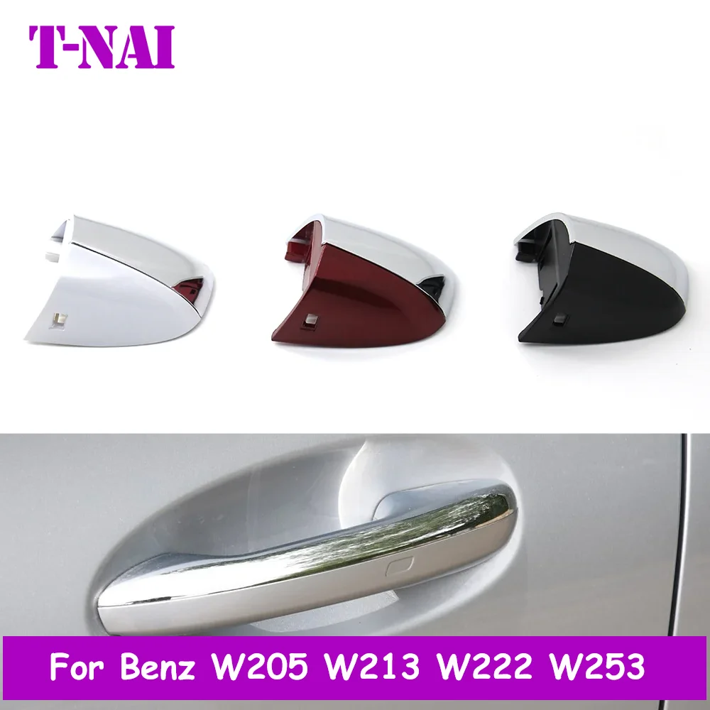 Car Front Left Outside Puller Door Handle Caps Trim Cover For Mercedes Benz C E S GLC Class W205 W213 W222 W253 W167 A0997661700