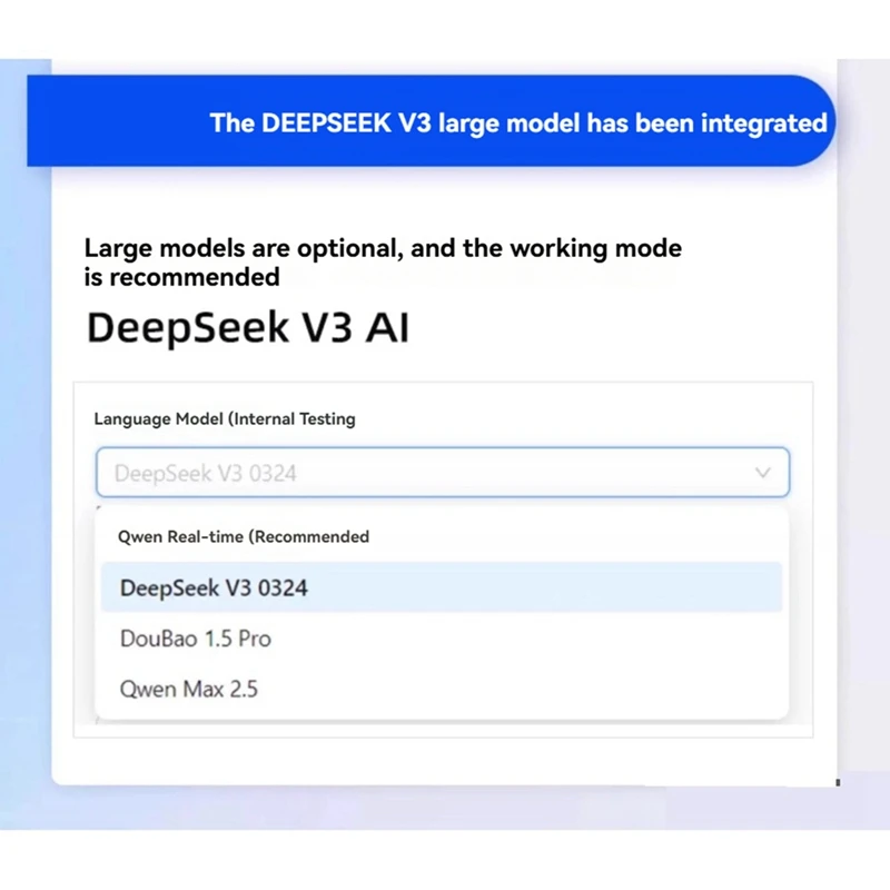 لـ DeepSeek AI Chat Robot AI Companion مع شاشة عرض LCD مقاس 1.54 بوصة تدعم 33 لغة إلكترونية للحيوانات الأليفة باللون الأزرق #5