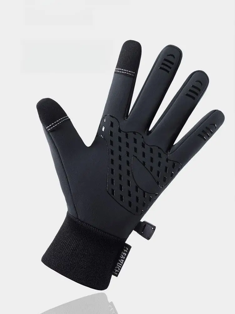 AliExpress NONE ﻿ Winter Gloves Men Women Waterproof Thermal Glove for Cold Weather Outdoor Running  Motorcycle Ski with Touchscreen Finger