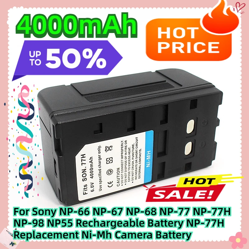 For Sony NP-66 NP-6… - image