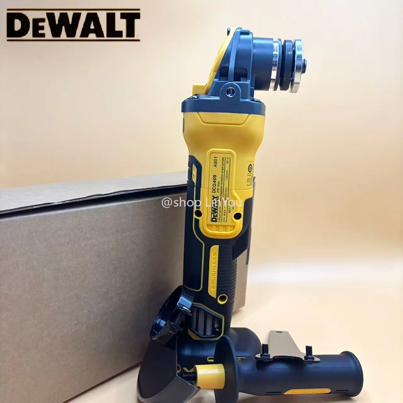 DEWALT زاوية طاحونة DCG409 20 فولت اللاسلكي فرش أداة السلطة آلة قطع 125 مللي متر قابلة للشحن المحمولة الملمع (لا بطارية)