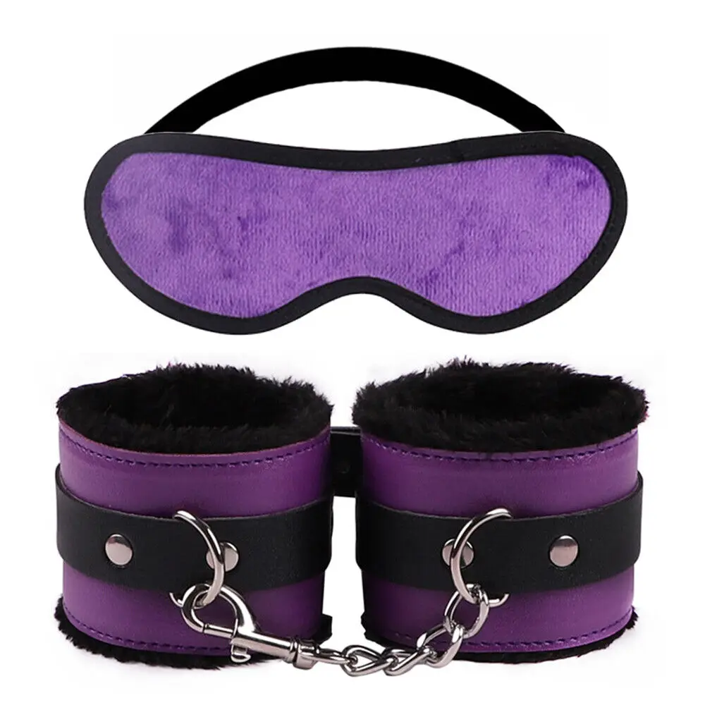 

Restraint Handcuffs Adjustable Bondage Wrist cuffs Couples Slave Bdsm 2 pieces