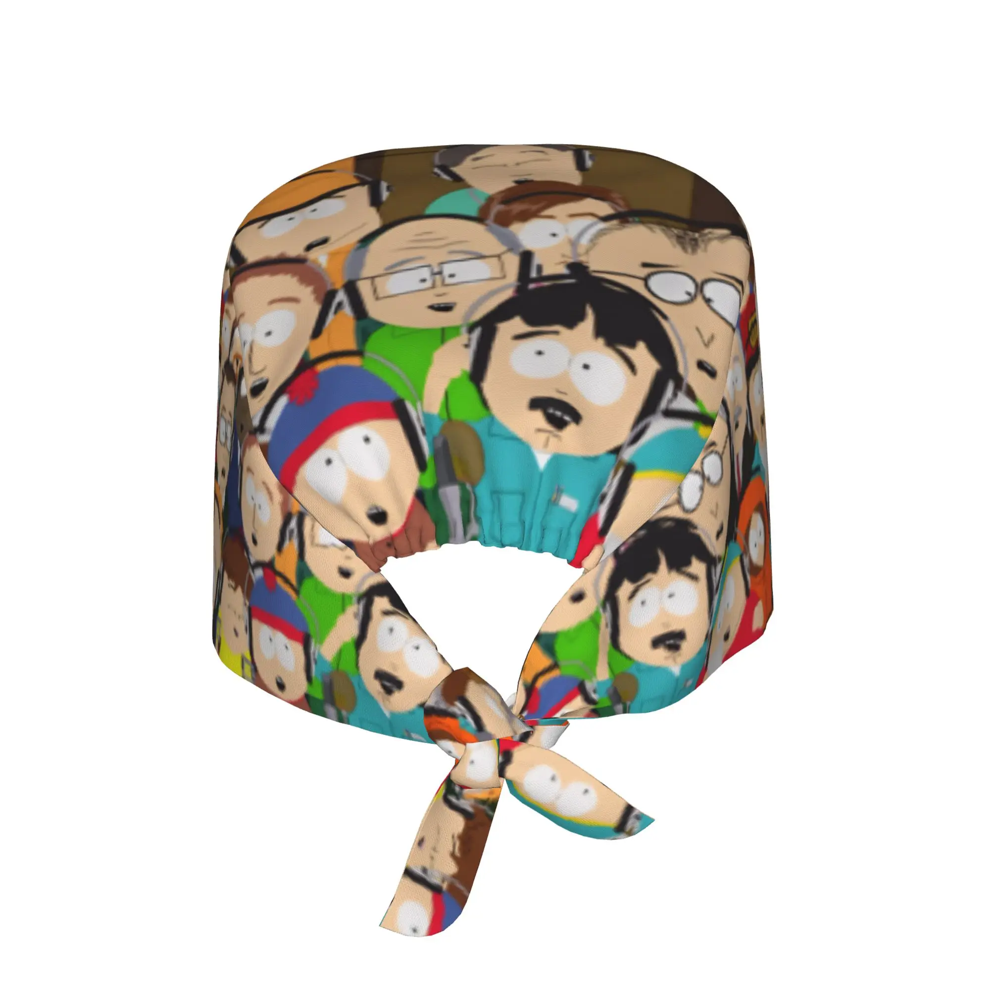 E-Ericed Anime Cleaning Working Cap Comfortable Kennyed Kyled Staned Scrub Cap Surgicals Hat Nurse Scrubs Hat For Dentist