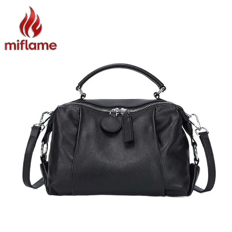 

Genuine Leather Crossbody Shoulder Bag for Women Vintage Work Tote Handbag Purse