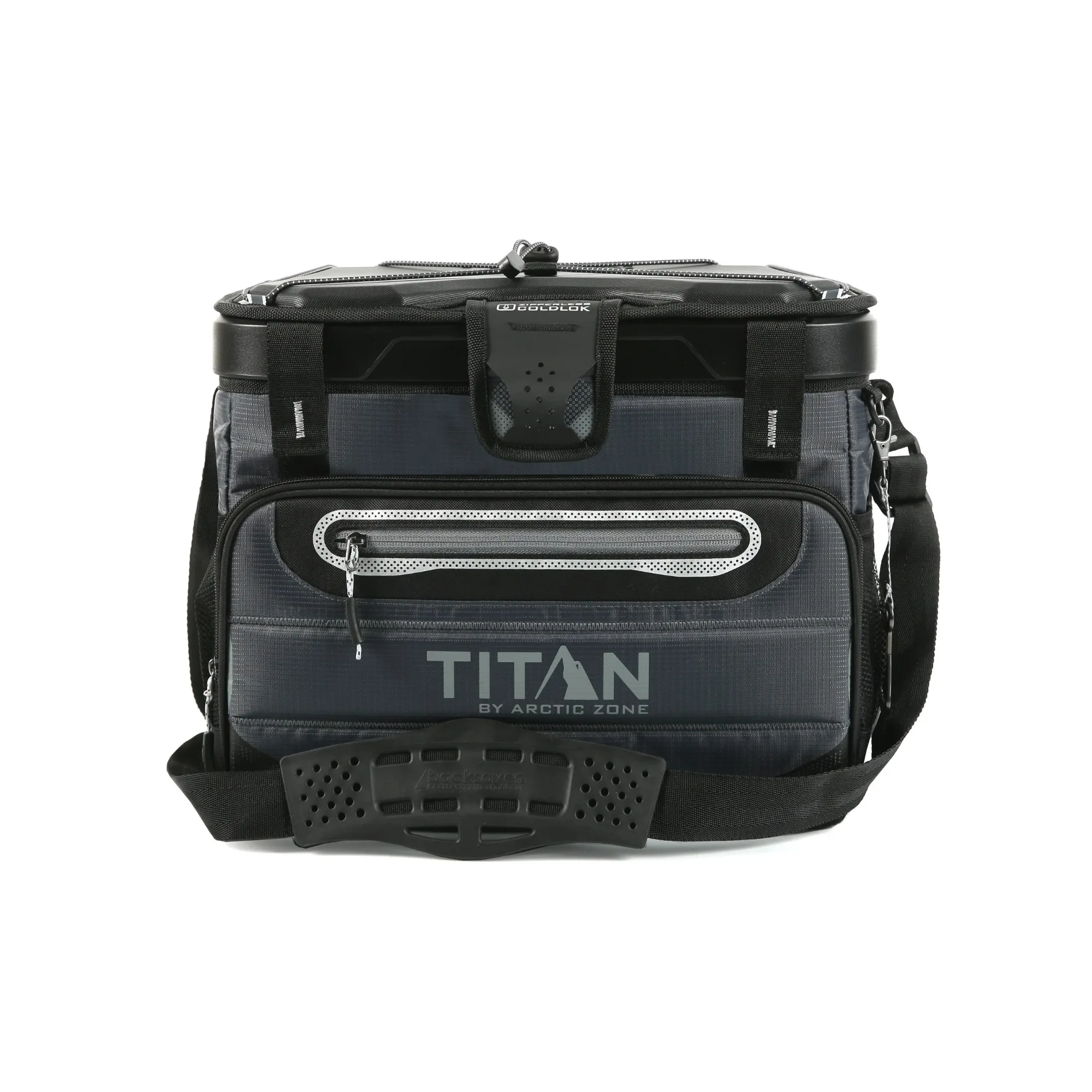 Collapsible Zipperless Soft Cooler, Black,Holds 40 cans/27 quarts