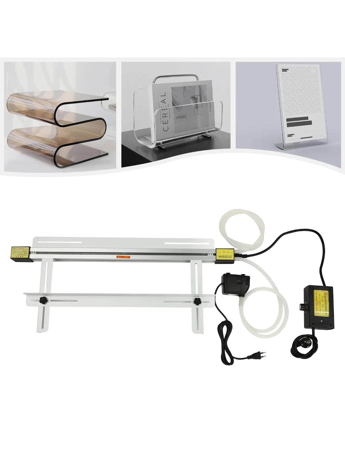 1000W acryl warmtebuigmachine Witte PVC kunststof buigmachine Verstelbare beugel en temperatuur voor krimpkous materialen - afbeelding 2