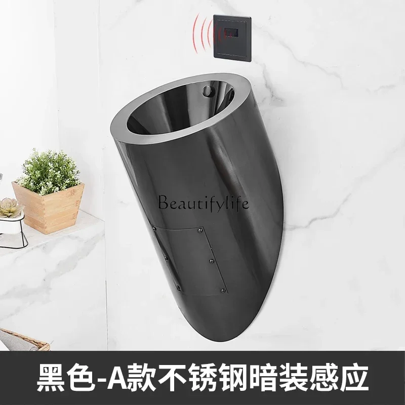 스테인레스 스틸 소변기 바 클럽 욕실 벽걸이형 지능형 유도 소변기