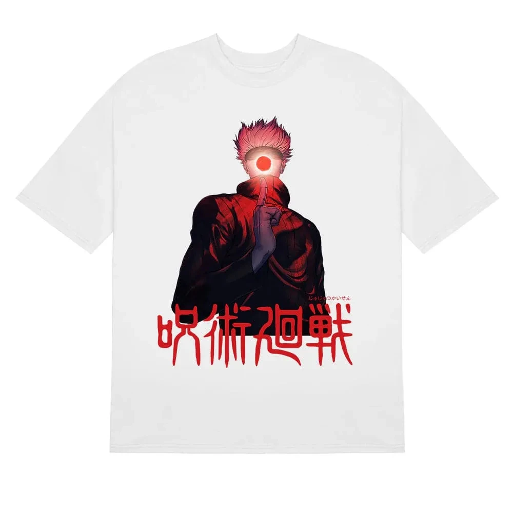 

Jujutsu Kaisen Ryomen Sukuna Summer T-Shirt Harajuku Vintage Streetwear Men Cotton Oversized Loose Women Short Sleeve Unisex y2k