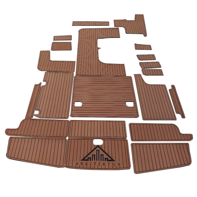 

Custom Eva Foam Pad Jet ski Marine Traction Mats For 1999-2002 Silverton 330 Sport Bri Swim Platform Step Pad Boat Accessories