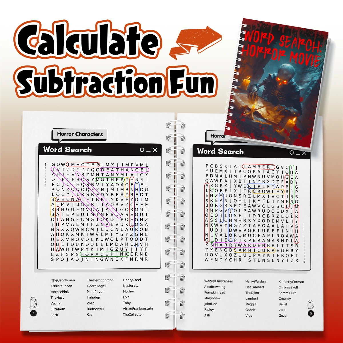 Word Search: Horror Movie Edition | Find Your Favorite Scary Films in These Terrifyingly Fun Puzzles