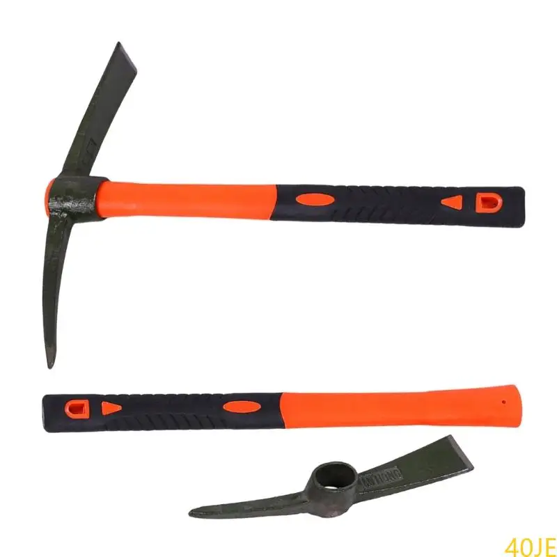 

40je Garden Hand Pickaxe, ручка из стекловолокна, для разбивания почвы ландшафтная ландшафтная ландшафтная ландшафт для копания