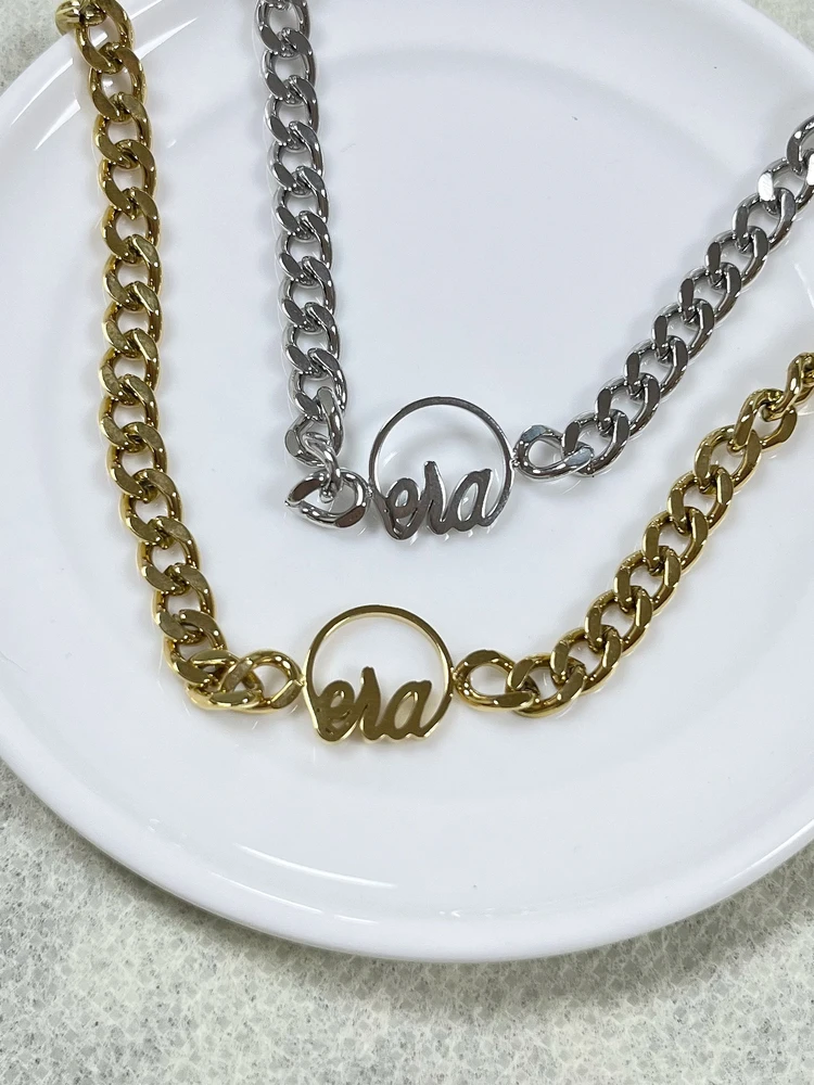 

Faionable Personali Women's Nelace Versatile Titanium Steel Pendant Crossbody Chain Jewelry Sli Lightweight Luxury