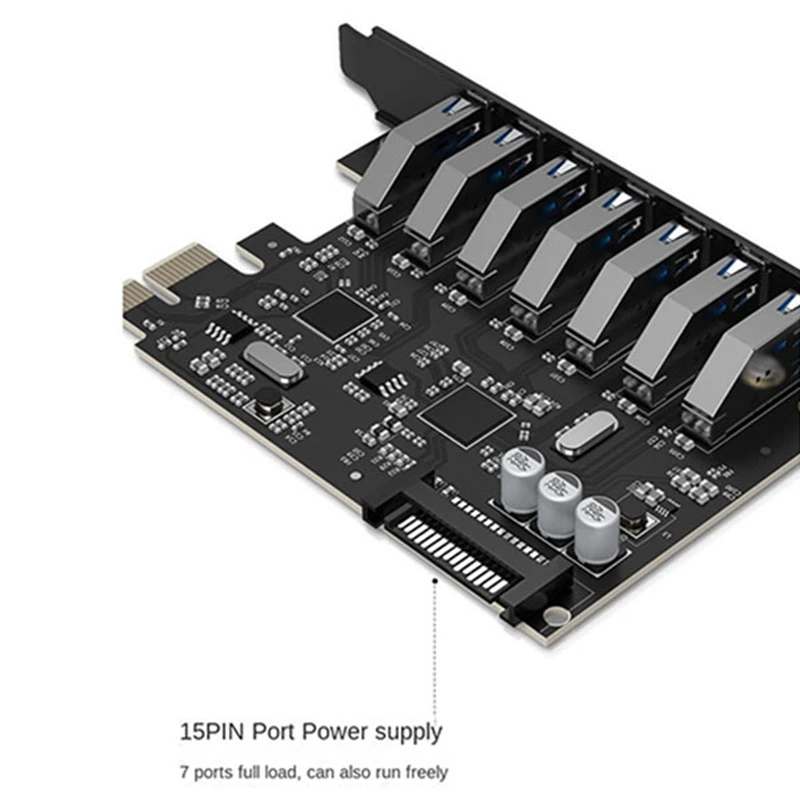 PVU3-7U USB3.0 Ordinateur De Bureau 6 000 Carte PCI-E 6 000 Carte 1 Drag 7 Châssis 6 000 Accessoires informatiques