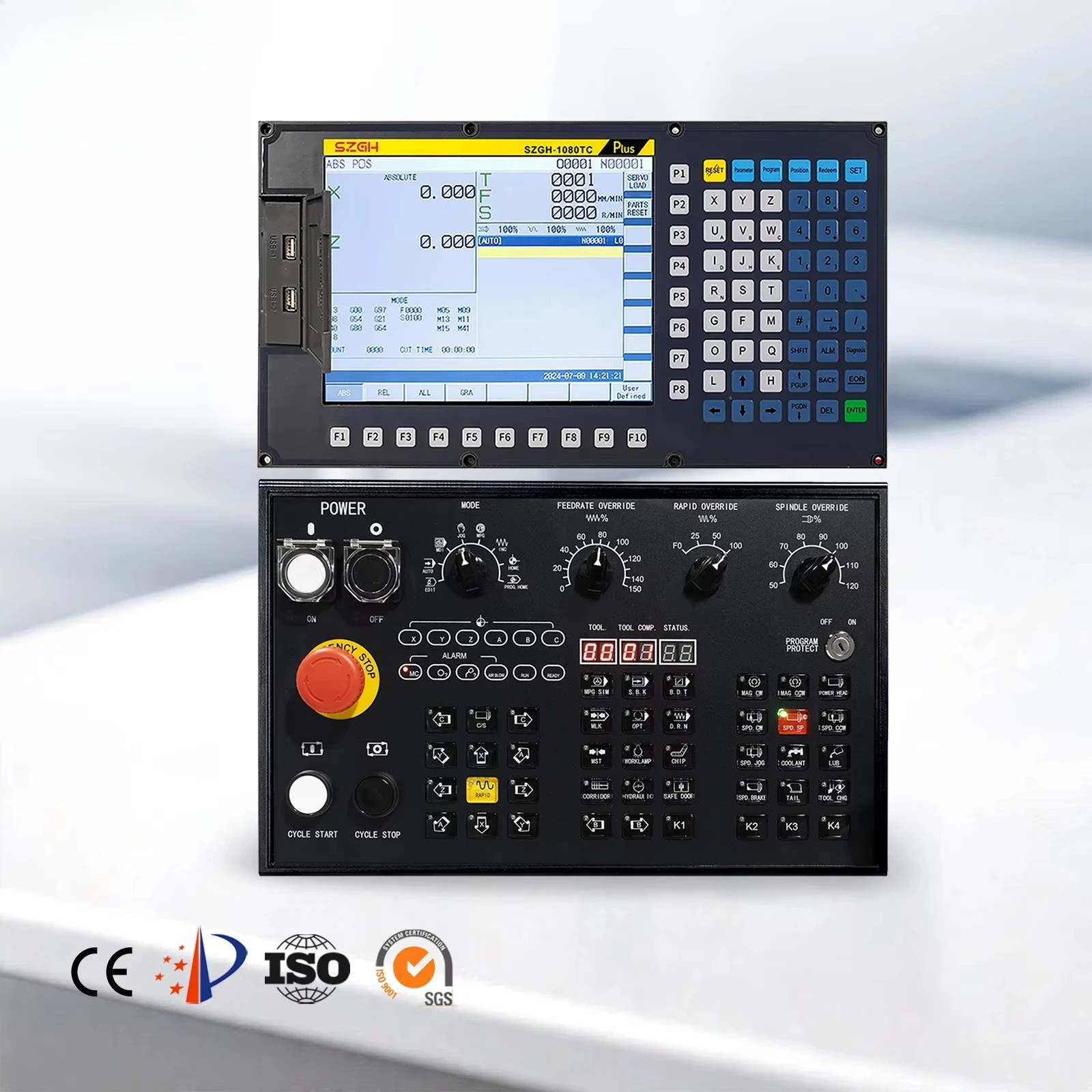 Buon prezzo Controller CNC a 2 assi Supporto controller per tornio Feedback di posizione per la macchina