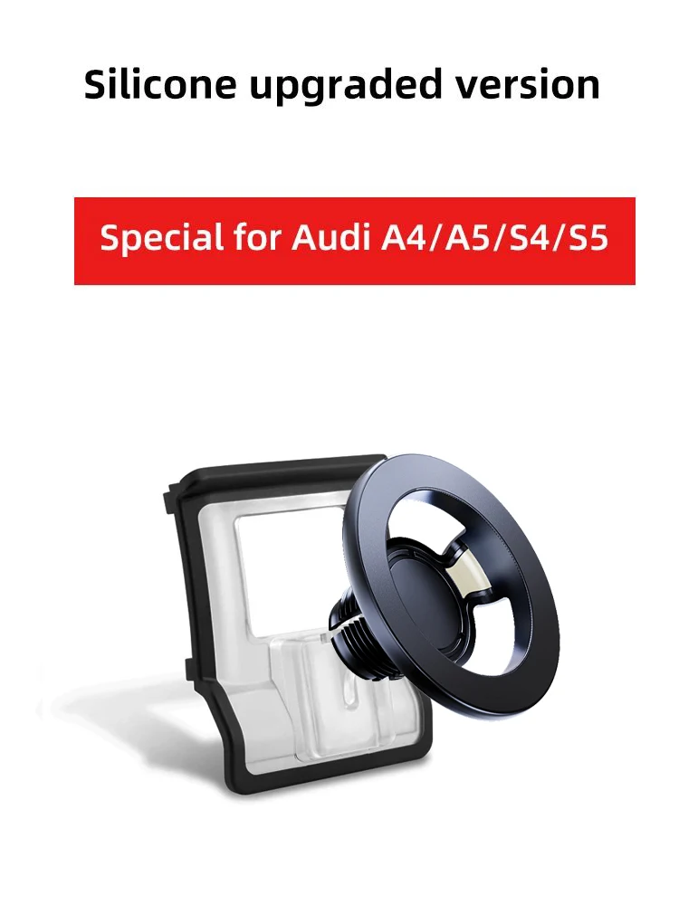 Magnetic Air Vent Car Phone Holder for 2017-2024 Audi A4/B9/