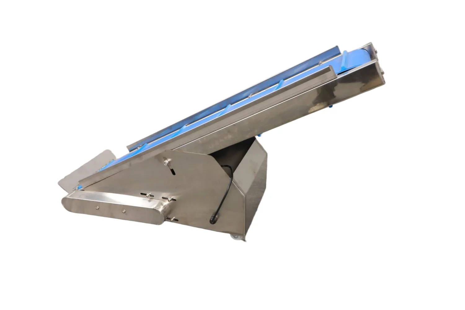 Factory custom inclined belt conveyor finished product conveyor grain food snack fertilizer conveyor
