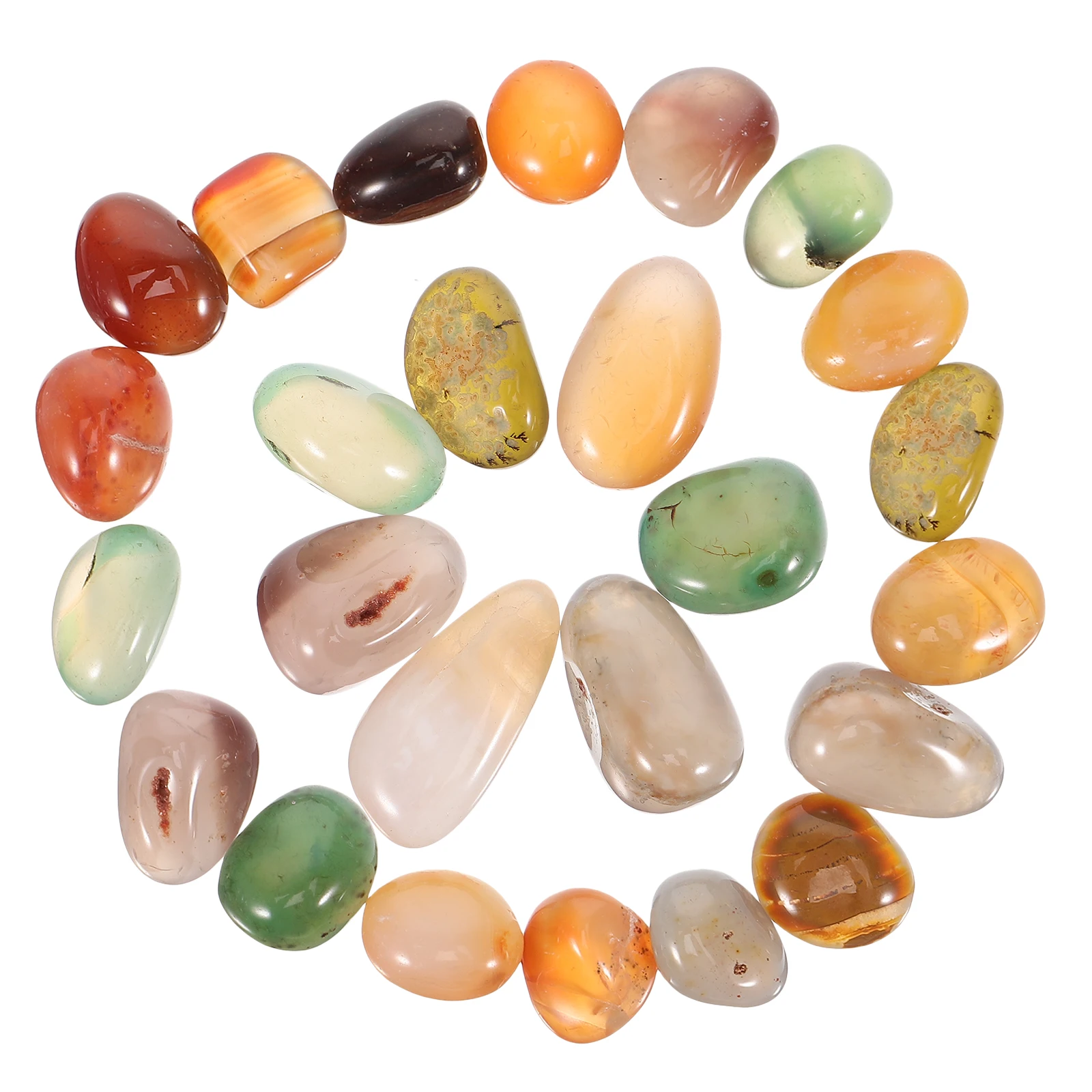 

Decorative Pebbles for Planters Vases Gravel Fish Tank L scaping Stones Smooth Edges Various Colors Patterns Resistant Fading