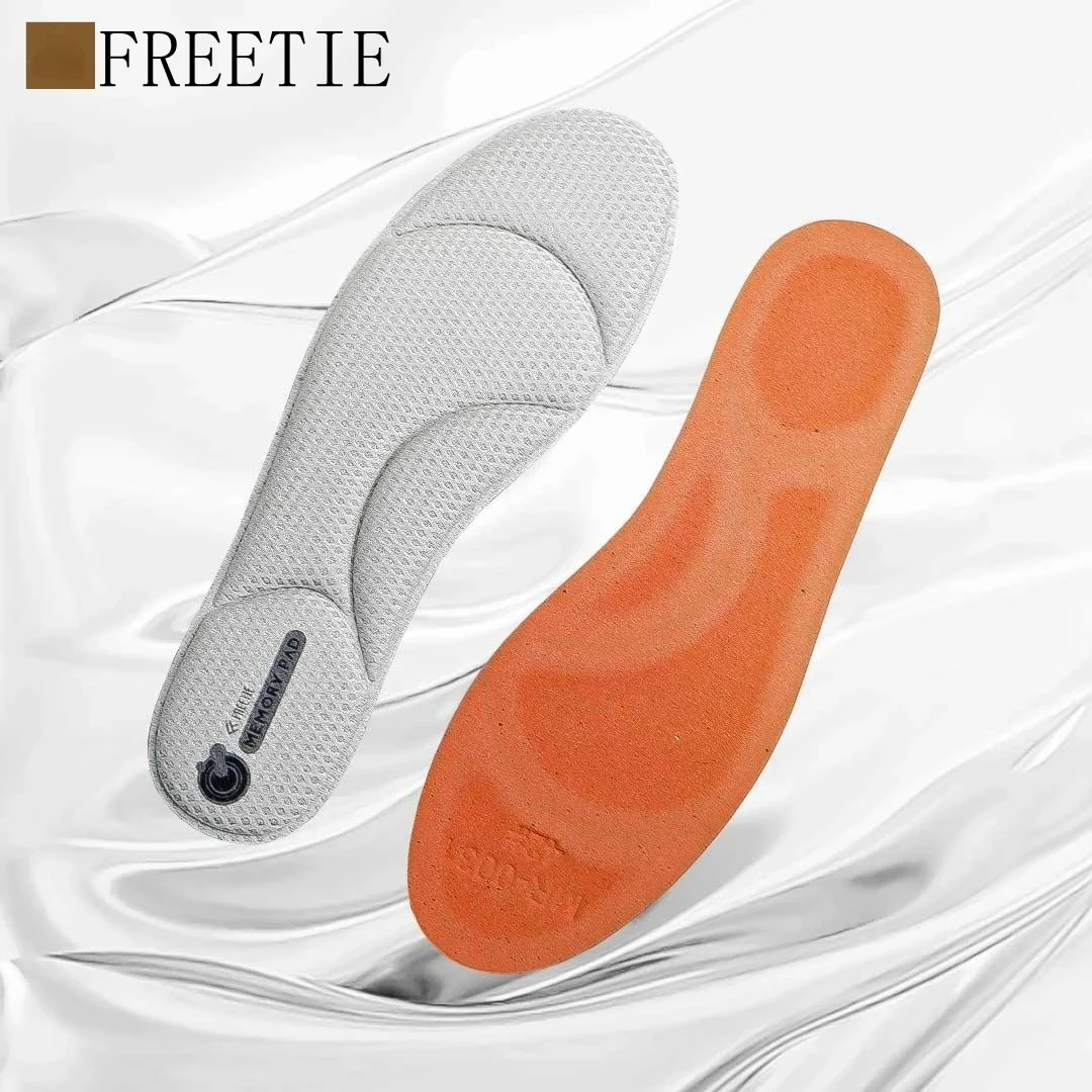 Freetie Rebound Memory Foam Soft Cushioning Insole Ergonomic Comfortable Fit Breathable Anti-bacteria Insoles For Sneaker