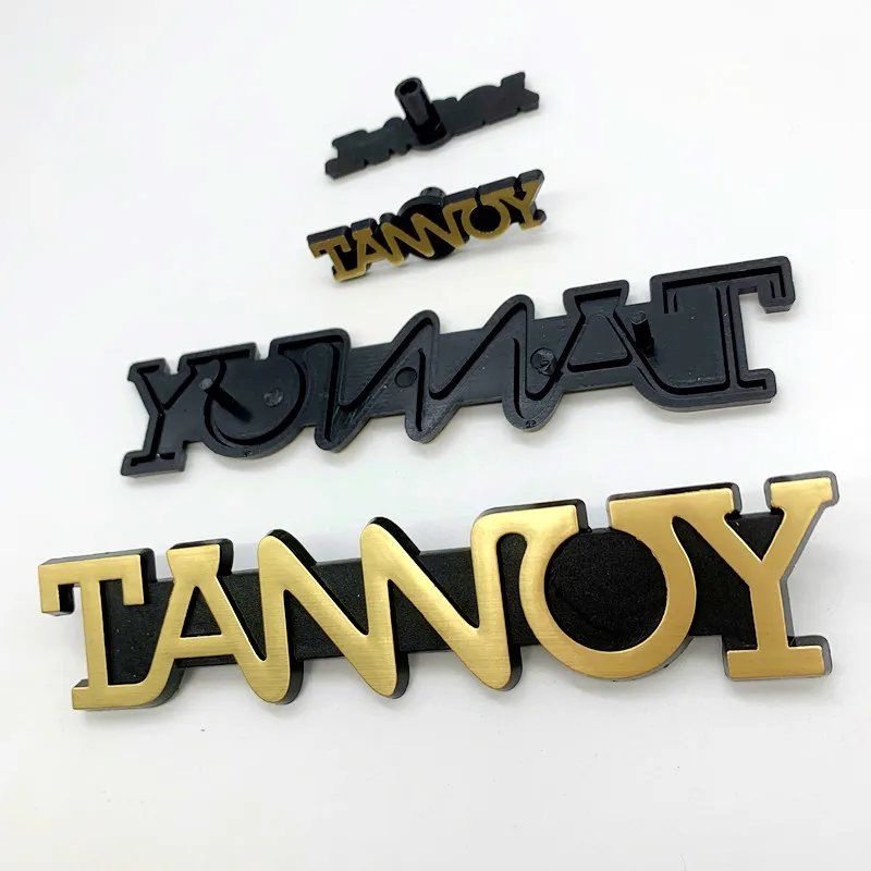 1pcs 5pcs TANNOY  Plastic Trademark Brand Signage Sign LOGO Nameplate For Audio Amplifier Speaker Loudspeaker Horn for TANNOY
