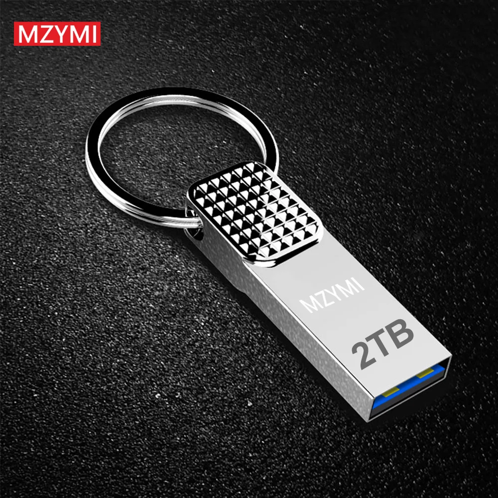 MZYMI-Pen Drive USB 3,0 de 1TB, unidad Flash de alta velocidad Mental de 2TB, disco U de 512GB, PenDrive tipo C para PC/teléfono, memoria de