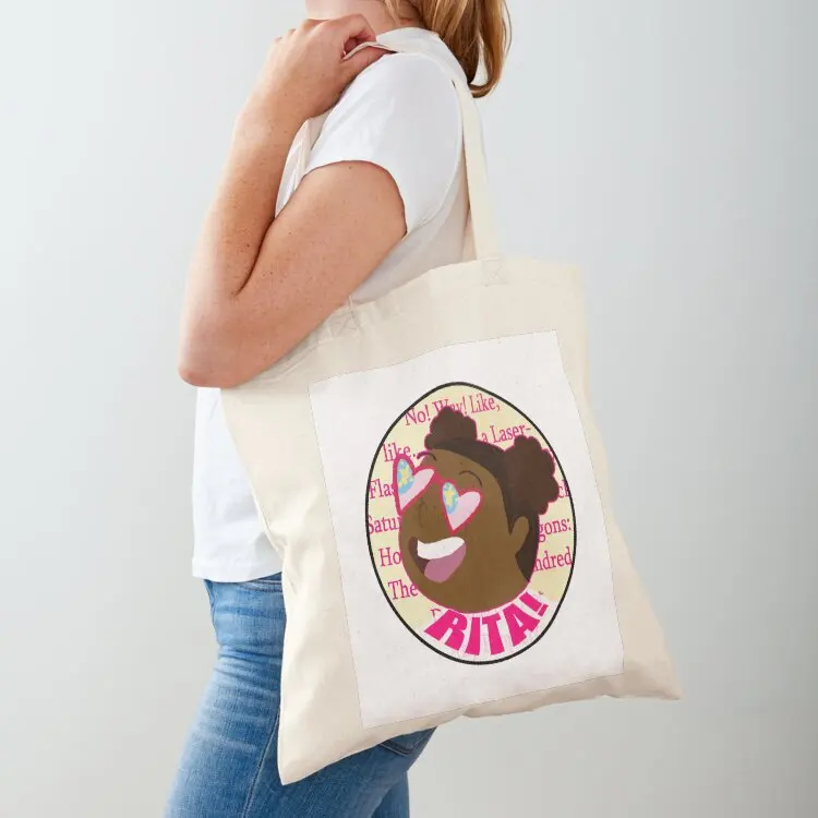 

It's RITA!! Tote Bag foldable reusable bag great bag reusable grocery bags Canvas for women