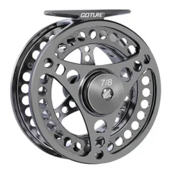 Goture Fly Fishing Reels CNC-machined Large Arbor Fly Reel 2+1BB 1:1 3/4 5/6 7/8 9/10 WT For Trout Pike Carp Fishing Accessories