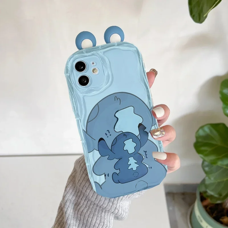 Cartoon 3D Ears Clear TPU Phone Case For Xiaomi Mi POCO F6 M6 X6 X5 F3 F4 M3 M4 X4 GT X3 NFC 14 Pro 11 Lite 5G NE 12T 12 Cover image 6