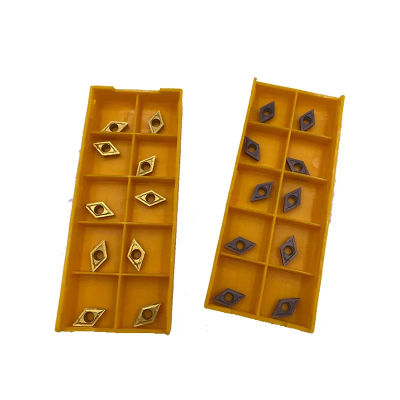 10 Stück 1 Box DCMT070204 UE6020 VP15TF US735 Hartmetall-Werkzeug Schneidwerkzeug DCMT 070204 Drehmeißel Schneideinsätze Fräser – Detail 2