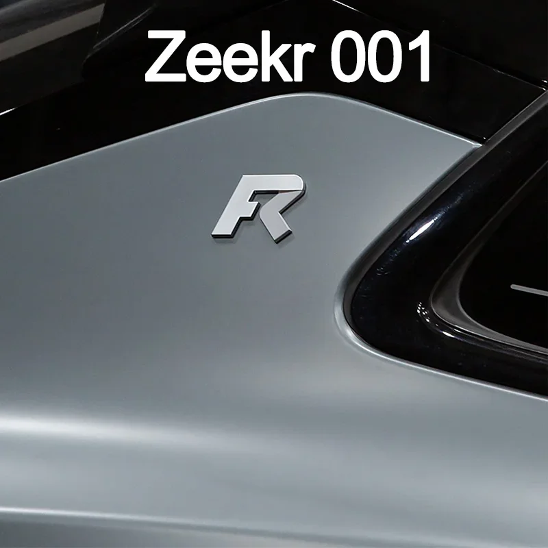 

ZEEKR 001/X/007/009 car personality FR logo 001FR Emblem Styling modification ABS rear trunk logo body sticker