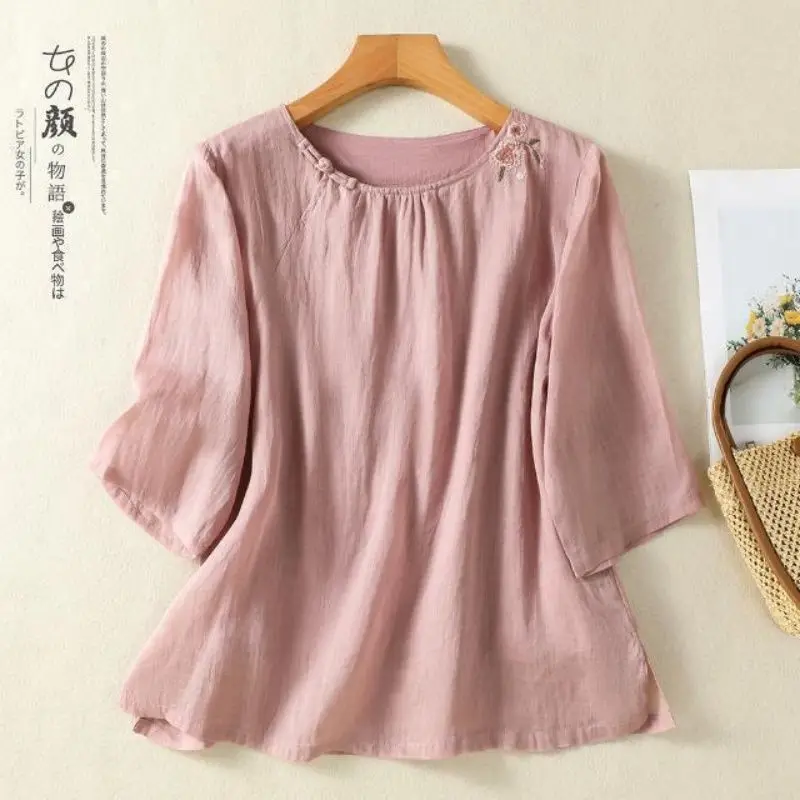 

Plus Size Women's Casual Fashion Blouse Thin Office Lady New Arrival Trendy Comfortable Breathable