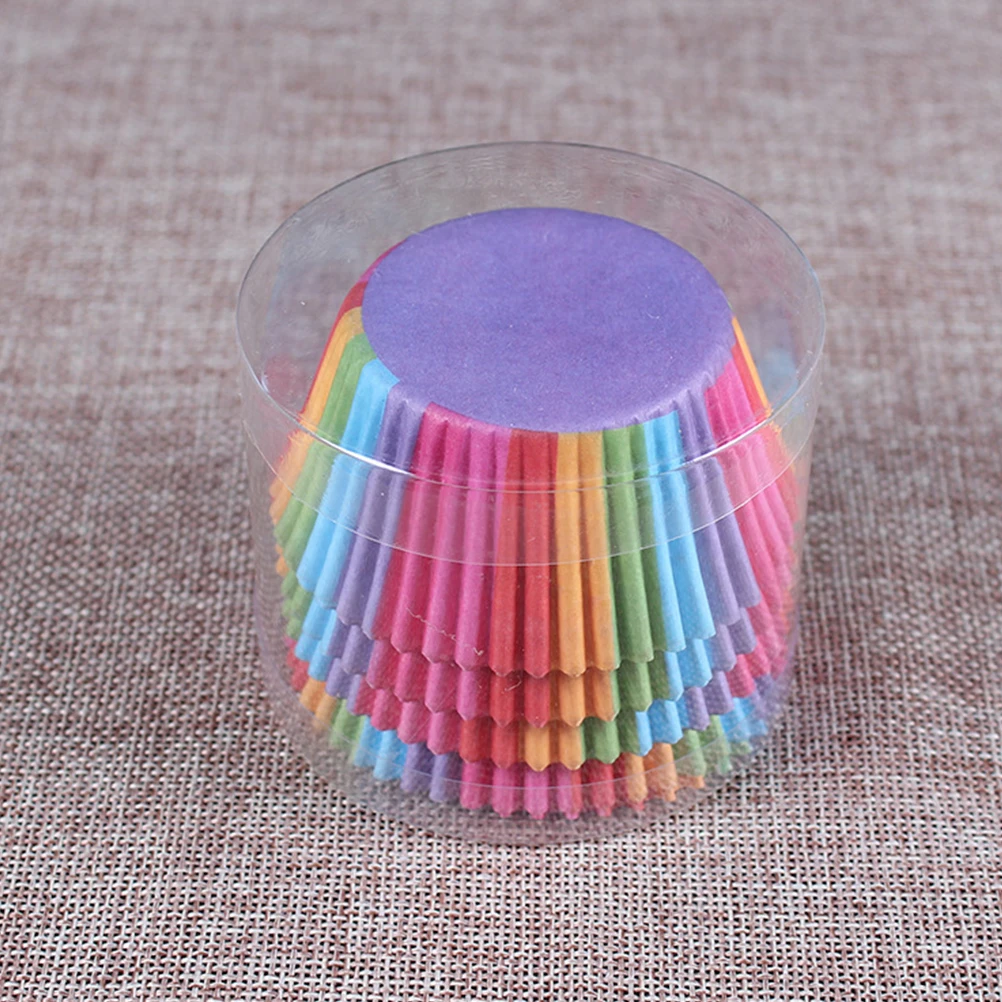 

200 pcs Heat Resistant Wrappers Round Baking Liners Non-Stick Easy Release For Cupcakes Desserts Wedding Party Moisture