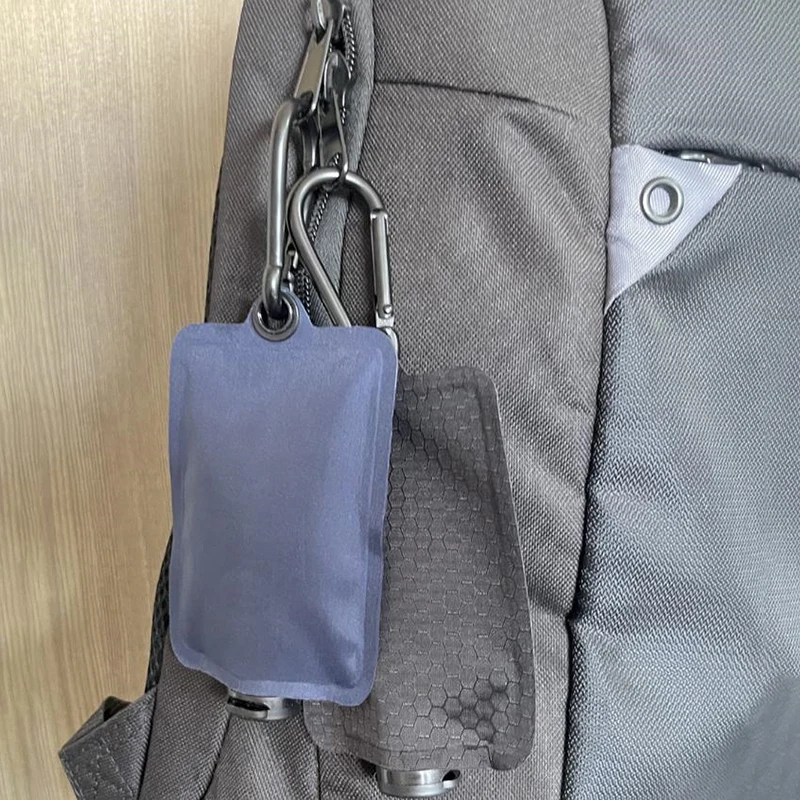 1 pz borsa da viaggio ricaricabile da spremere - custodia per cosmetici liquidi dispensazione di lozioni shampoo e balsamo borsa per articoli da toeletta