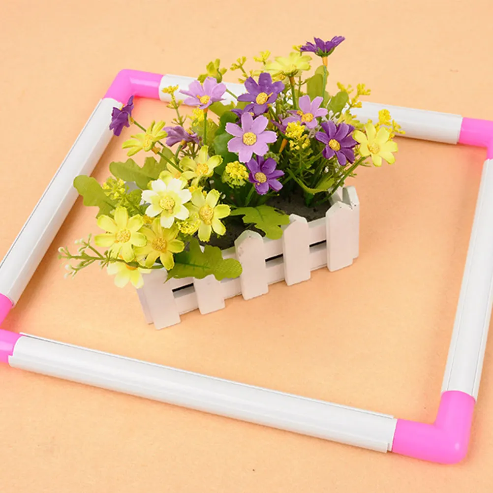 

8pcs Cross Stitch Frame Lightweight Durable Embroidery Hoop Kits for Quilting Silk Painting Portable