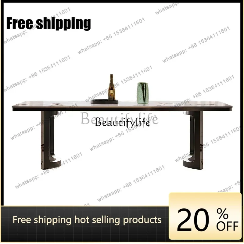 Factory Direct Slate dining table household Italian minimalist new model
