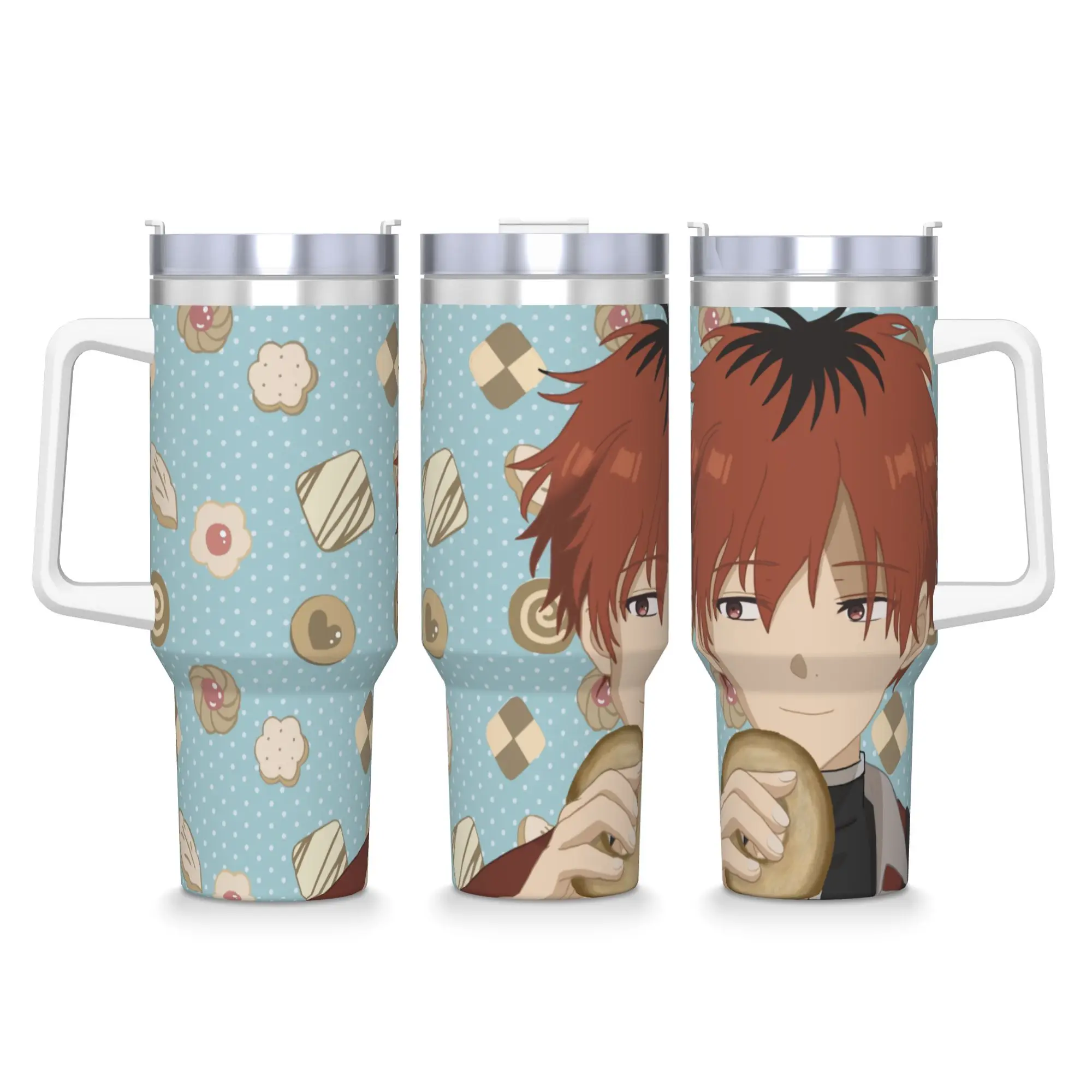 40OZ Stainless Steel Tumbler Frierens Beyond Journey's End Anime Thermal Mug  Insulated Hot Drinks Car Mugs Travel Water Bottle