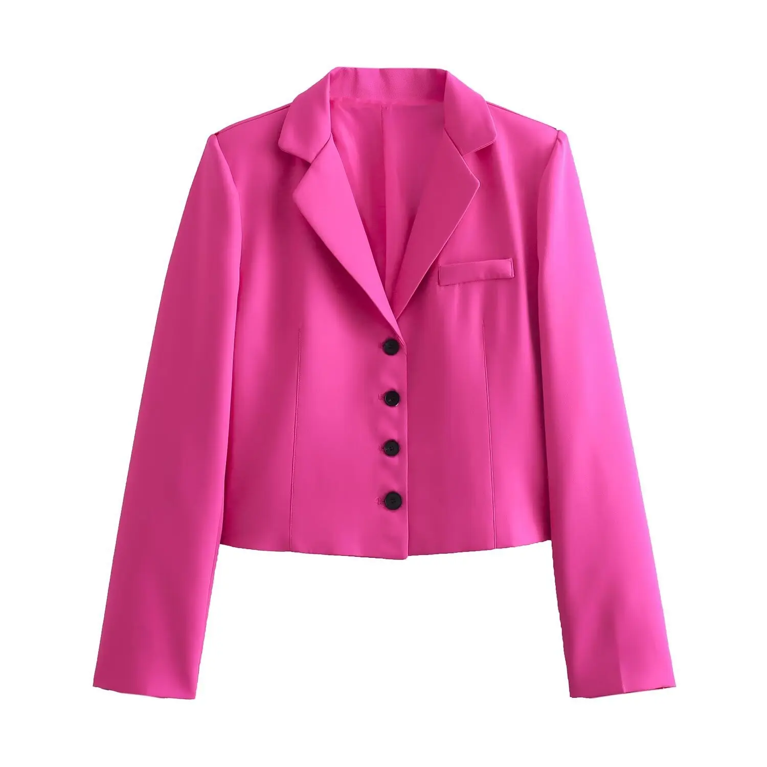 Women's Slim Fit Fabric Suit Jacket