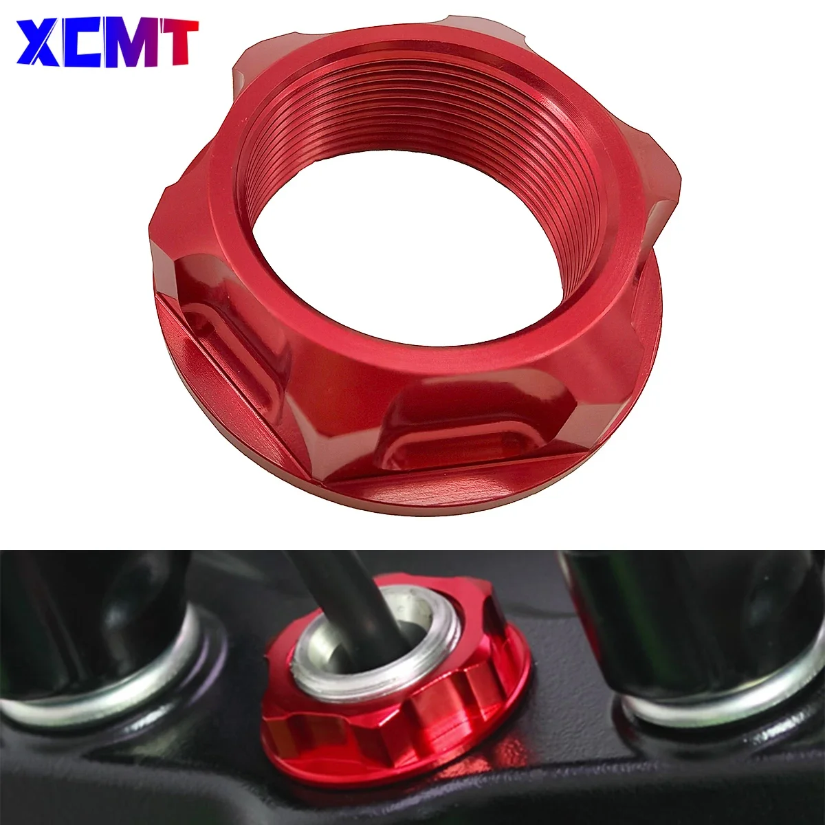 

CNC Steering Stem Nut For Honda CR125R CR250R CRF250R CRF450R CRF250X CRF450X CRF250RX CRF450RX CR CRF 250 450 R X RX 2001-2020