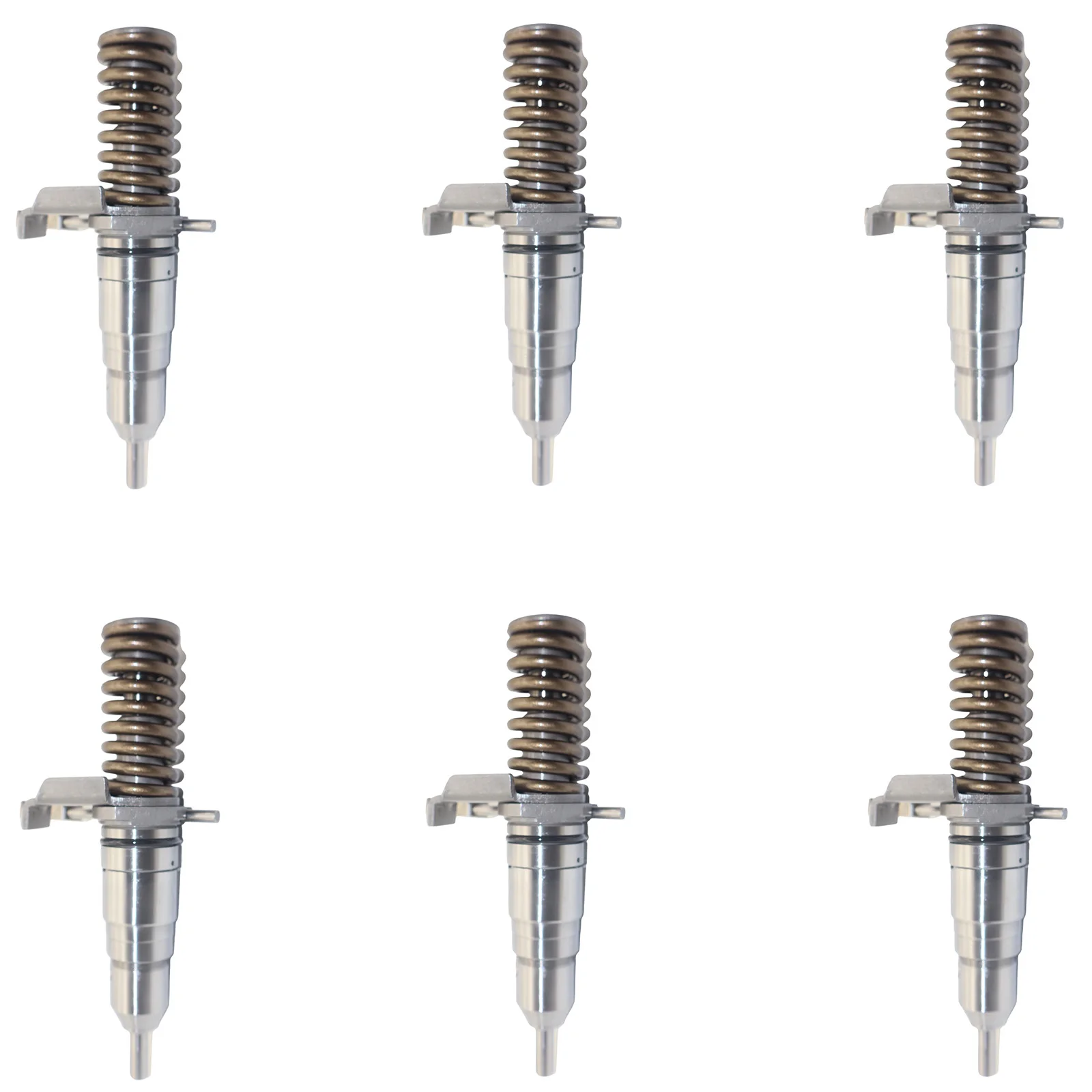 6PCS Fuel Injector 127-8216 1278216 0R-8682 Compatible for Caterpillar CAT 613C II Wheel Tractor