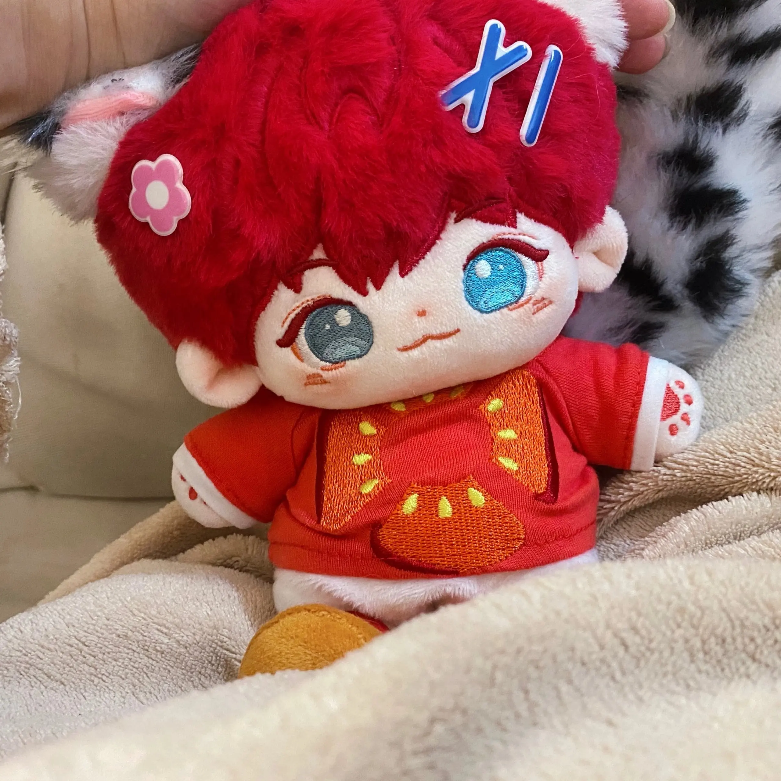 

20cm Amagi Hiiro Cotton Plused Doll Toys Game Ensemble Stars あんさんぶるスターズ! Cosplay Cartoon Dolls Cotton Stuffed Doll Body