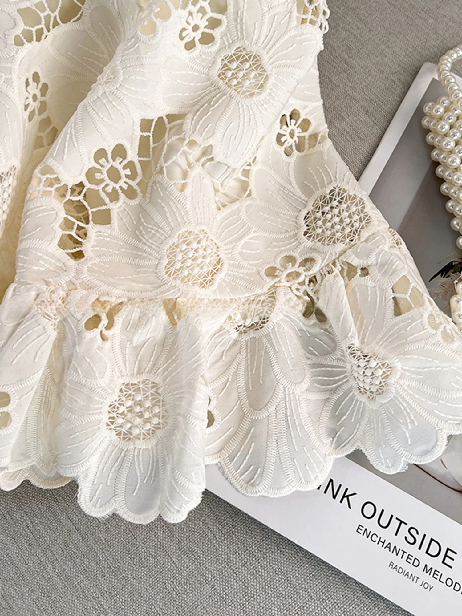 Ele ارتفاع الخصر ألف خط الدكتور المرأة Faionable سليم صالح تفريغ الدانتيل ort Sve V-Ne Dr صيف جديد Sle