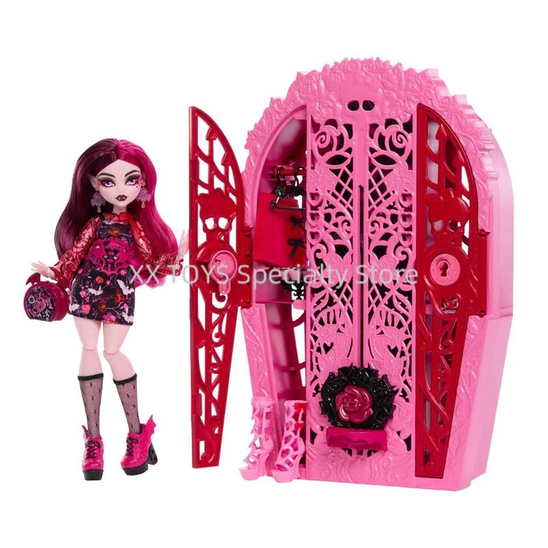 Monster High Skulltimate Secrets Doll & Accessories Set Garden Mysteries  Draculaura Doll Girl Dressing Games Birthday Gifts - AliExpress 26