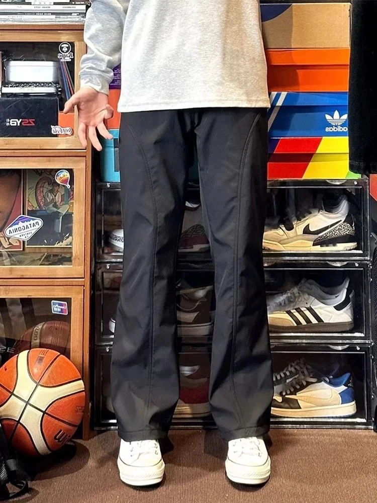 

Мужские прямые рабочие брюки Bla American для осени и зимы, износостойкие, мягкие, спортивные, повседневные брюки