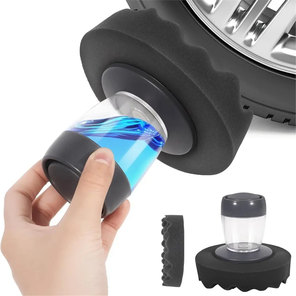 2026 New Tool Tire Shine Applicator, Reusable Car & Truck Tire Dressing Applicator, No-Drip -Free Tire Shine Applicator Pad