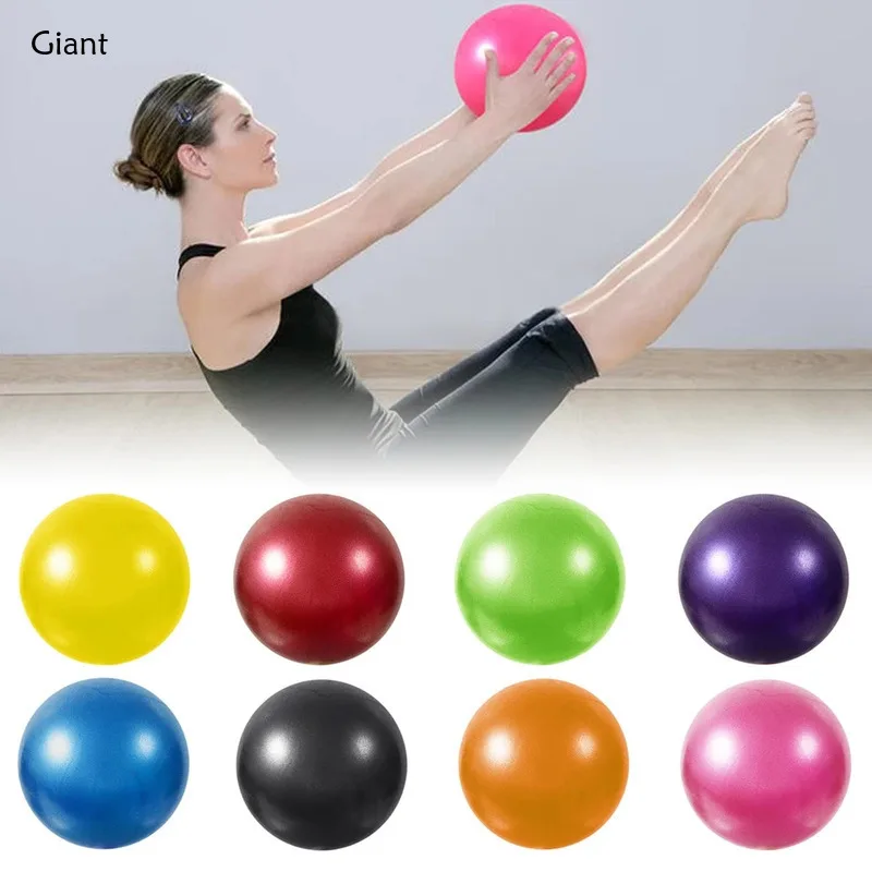 25CM New Yoga Pilates Ball Exercise Gymnastic Fitness Body Balance Gym Core Indoor Training Mini Balls Small Therapy Improves