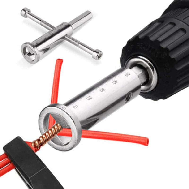 1Pc Wire Twisting Tool Electrical Cable Quick Connector Automatic Twisting Wire Stripping Stripper Twister Drill Driver