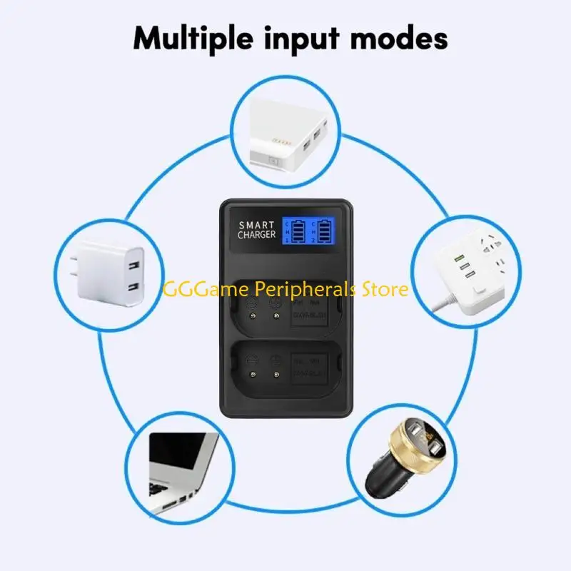 U55B Quality Double Slot with LCD Display Fast and Convenient Charging Solution for DCS1 DCS1M DCS1R DCS1RM DCS1H