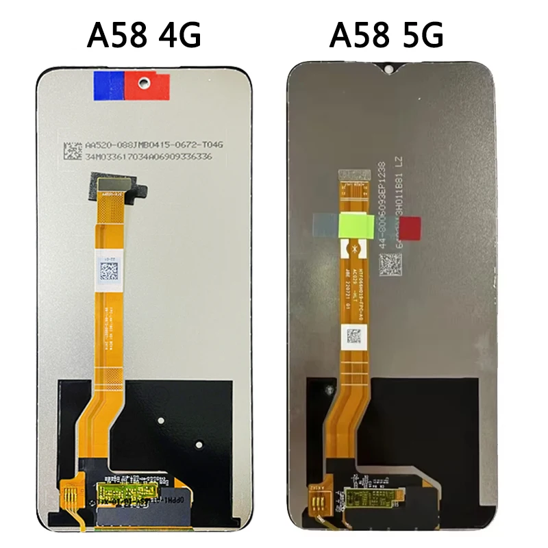 Ekran OEM A58 do wyświetlacza Oppo A58 4G LCD CPH2577 Zespół ekranu dotykowego Digitizer do wyświetlacza Oppo A58 5G z ramką — zdjęcie produktu 5