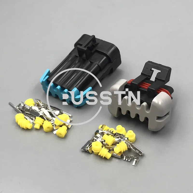 1 Set 8 Way 1.5 Series 12047931 12047937 AC Assembly Auto Wire Plastic Housing Waterproof Male Female Plug